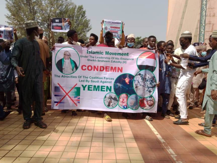  rally condemning saudi for aggression against yemen 